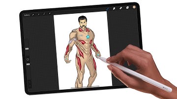 ACTOR SURIYA AS IRON MAN IN IPAD PRO PROCREATE