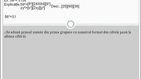 Algoritmul de calcul pentru pătratul numerelor de două cifre.avi