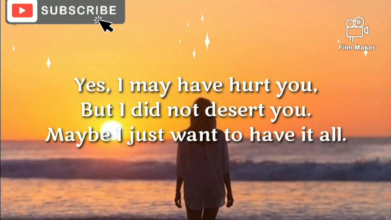 Sometimes love just ain't enough.. \