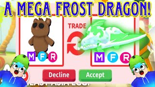 Trading our first Mega Neon Tarsier In Adopt Me