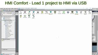 How to Load a Project to Siemens HMI Comfort Panel via USB | Step-by-Step Guide screenshot 3