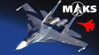 : Su-30SM Defeats the Flight Envelope!  Thrust Vectoring Masterpiece!!