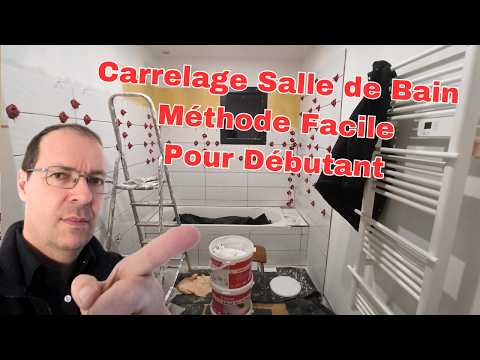 Vidéo : Carrelage Mural Salle de Bain : une Méthode facile pour débutant