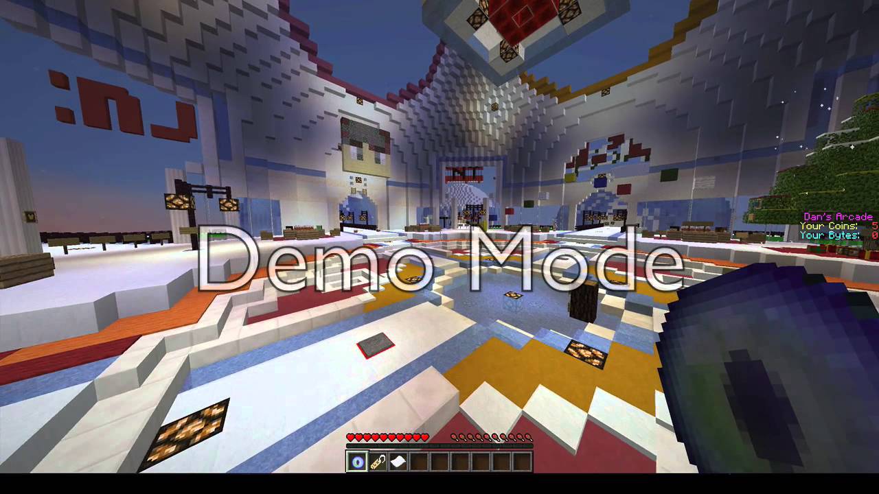 Minecraft Server Review 1.6.4 and 1.7 (dans arcade) - YouTube