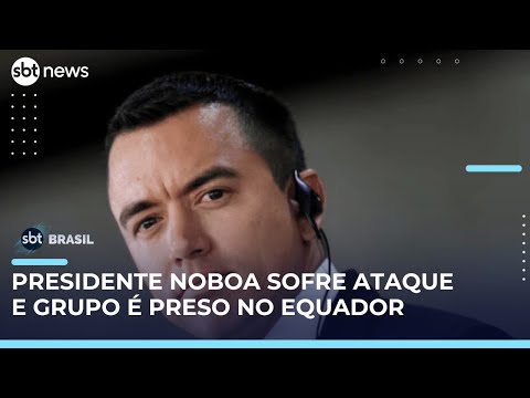 Video presidente-do-equador-sofre-ataque-a-pedradas-durante-caravana-5-sao-presos-sbt-brasil