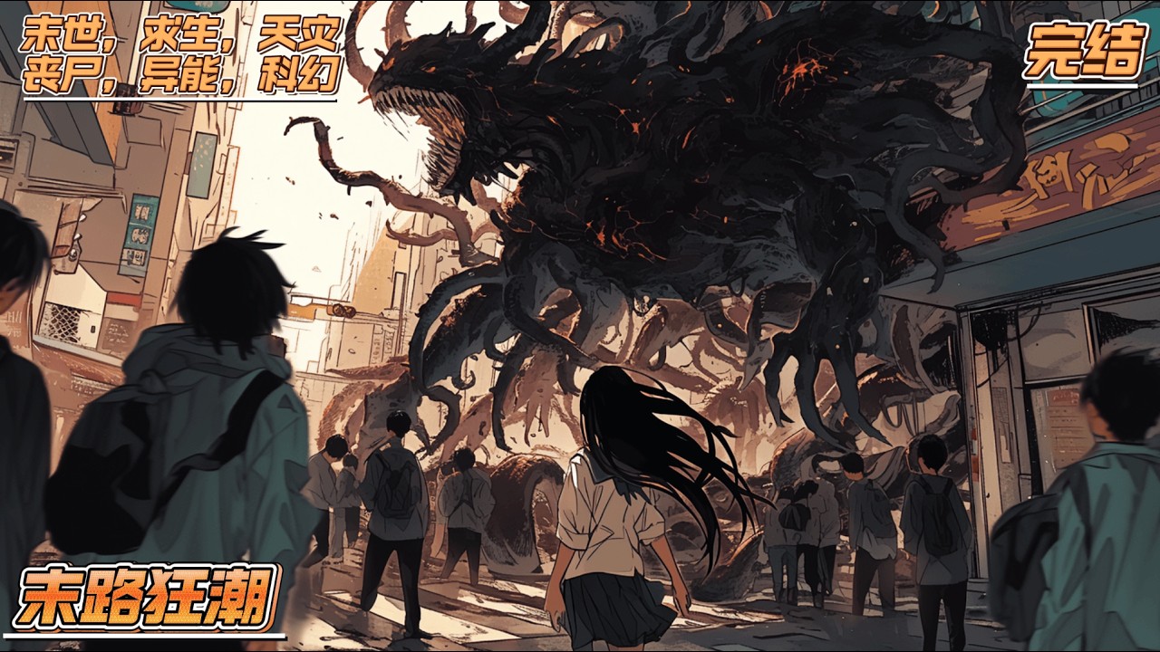 【完结】《末路狂潮》多地丧尸病毒突然爆发，迅速蔓延全球，人口锐减，世界接近瘫痪。有幸逃过一劫的宋思文，机缘巧合下觉醒能量之力，面对各方势力的绞杀，惩奸除恶，踏上了一条挽救遗族、荒世逐凶之路。