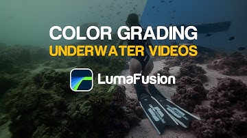 How to Color Grade Underwater Videos in LumaFusion - Tutorial