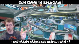 GUN GAME BUT IT'S IN SPLITGATE! Super Fun Gamemode! (Splitgate Gameplay)