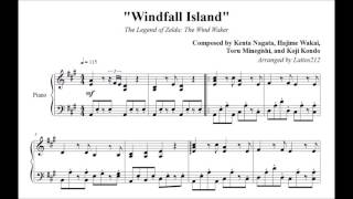 The Legend of Zelda: The Wind Waker - Windfall Island (Piano Sheet Music)