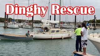Top Hat 25 Mk 1 "Affinity" Rescued by Dinghy #sailboat