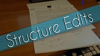 NOVEL EDITING:  Structure Edits