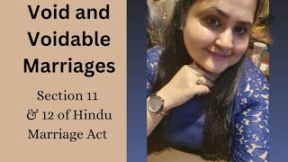 Void and Voidable Marriages | Adv. Manjit. V | Legal Works