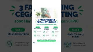 1000 HPK, investasi untuk masa depan si kecil! #LokaPOMKarawang #BPOMRI #1000HPK #CegahStunting