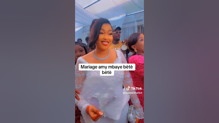 Ambiance mariage Amy mbaye série bête bête