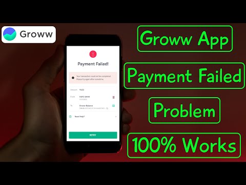 Groww App Add Money Problem ✔ Grow Payment Failed ✔ SOLVED @Teconz