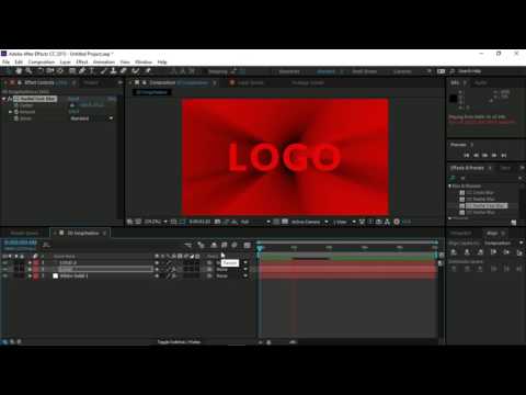 Long Shadow effect in after effects without any plugins | Movie intro in AFTER EFFECTS