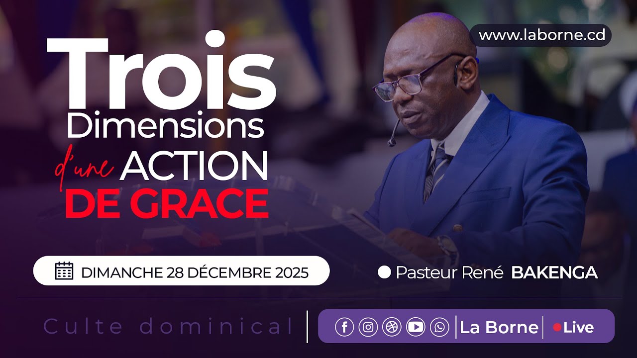 La joie et la paix de Noël/ Pst Gérard KWELA /Culte Bilingue/Dimanche 28 décembre 2025/Culte 3