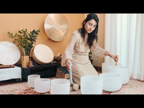 ASMR 15 MIN: RELAXAMENTO PARA RENOVAR AS ENERGIAS ♡ Meditação Sonora | Sound Healing para Dormir