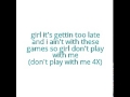 Trey Songz Don T Play Official Lyrics mp3