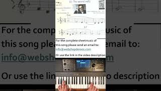 km1s 02 The Second Waltz, Shostakovitsj #shorts #keyboard #yamaha  #sheetmusic #music #lessons
