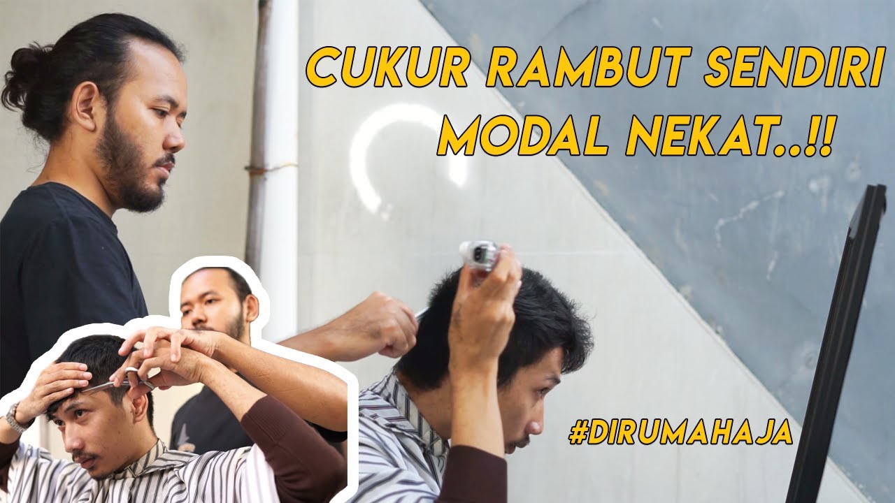  Cara  Potong  Rambut  Sendiri  dirumahaja YouTube