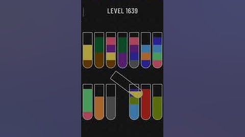 Water sort puzzle level 1639