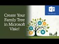 Use an organisation chart to create your family tree