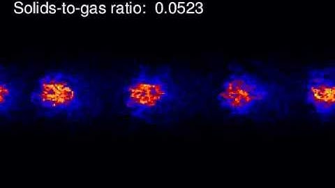 One step in planet formation: Small grains make a dense clump of particles.