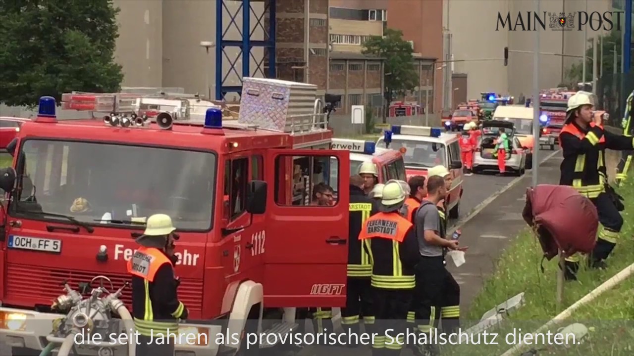 Dunkle Wolken über Ochsenfurt: Großbrand in der Zuckerfabrik