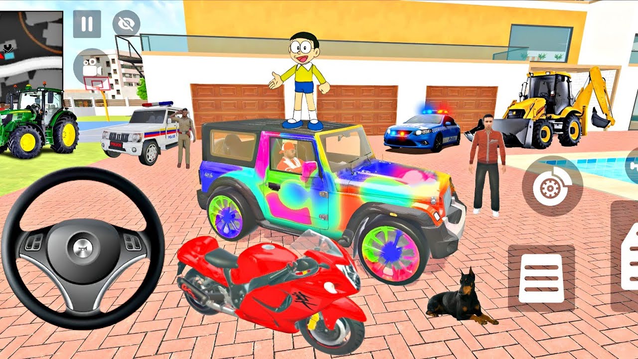 Franklin Purchase RGB Thar For Nobita 💥🤩 Indian Theft Auto Simulator Game 💥😱