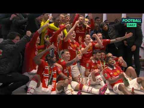 Manchester United Players Dressing Room CELEBRATIONS! #manutd