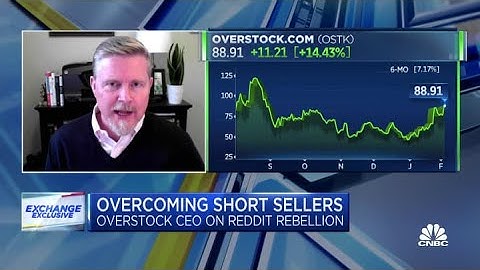 Overstock.com CEO on how the company overcame short sellers