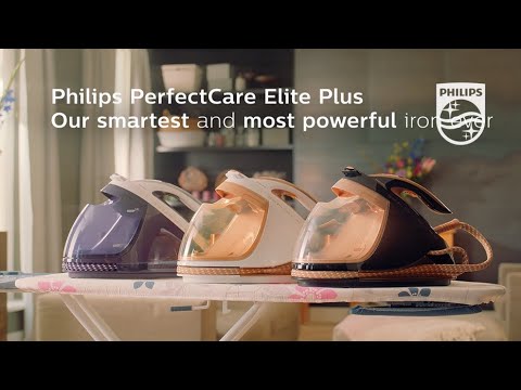 Philips GC9682/86 PerfectCare Elite Plus Steam Generator Iron, Black/Gold