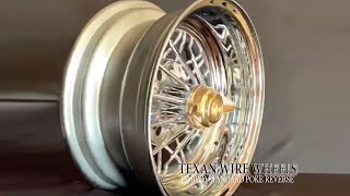 15 inch 83s® RWD Standard Poke® Reverse 30 Spoke Elbow® Wire Wheels