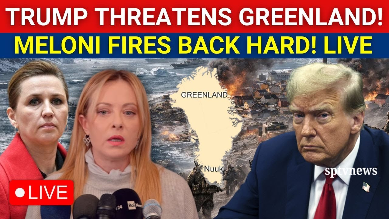 LIVE: Giorgia Meloni Slams Trump's Greenland Tariff Threats! Europe Braces Backlash | NATO | USA