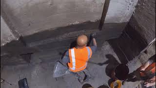 Basement Tanking before slab for elevator shaft base