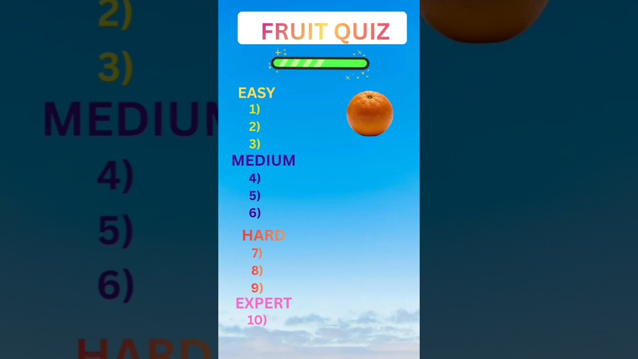 Fruit Emoji Quiz – Test Your Brain! 