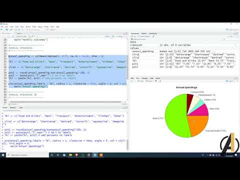 How to create Pie Chart in R language  3D Pie Chart
