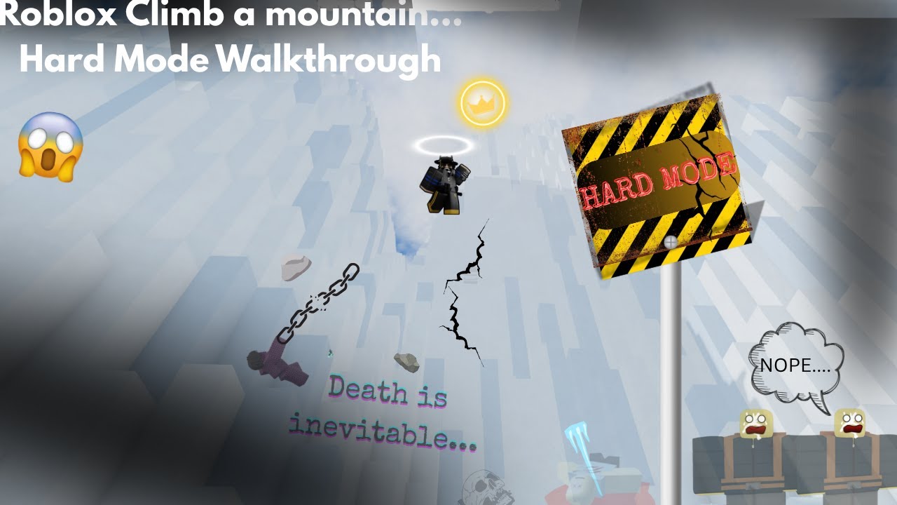 Can you Survive in Roblox Climb a Mountain? *HARD MODE* (Walkthrough)
