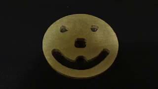 Famous Early SheetCNC Mk1 machining a 2″ smiley from 1/8″ brass plate. Net Worth