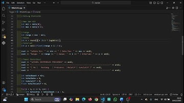 [Tugas] MEMBUAT TABEL DISTRIBUSI FREKUENSI NILAI UAS MAHASISWA MENGGUNAKAN BAHASA PEMOGRAMAN C++