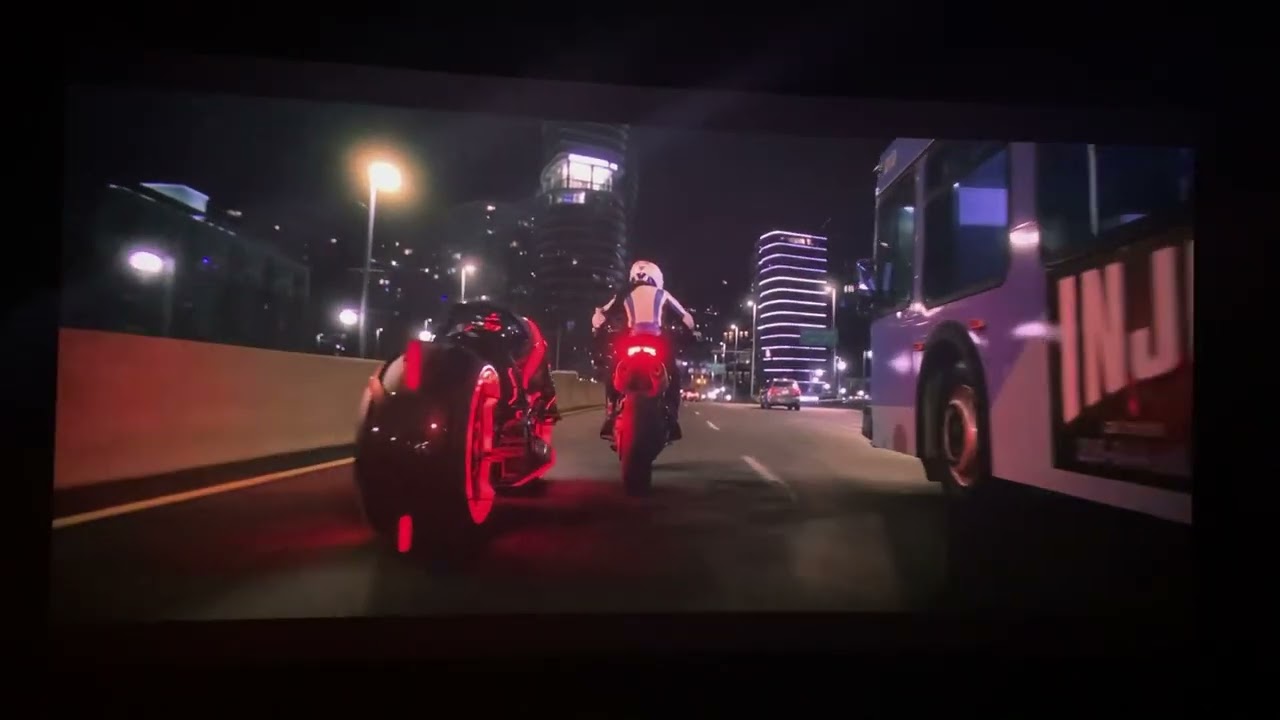 Tron Ares Eve chase scene 