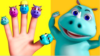 Rhino Finger Family 3D Rhymes Finger Family 3D Rhymes Nursery Rhymes For Kids