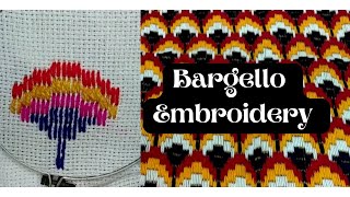 Bargello Embroidery - Retro Needlepoint Pattern