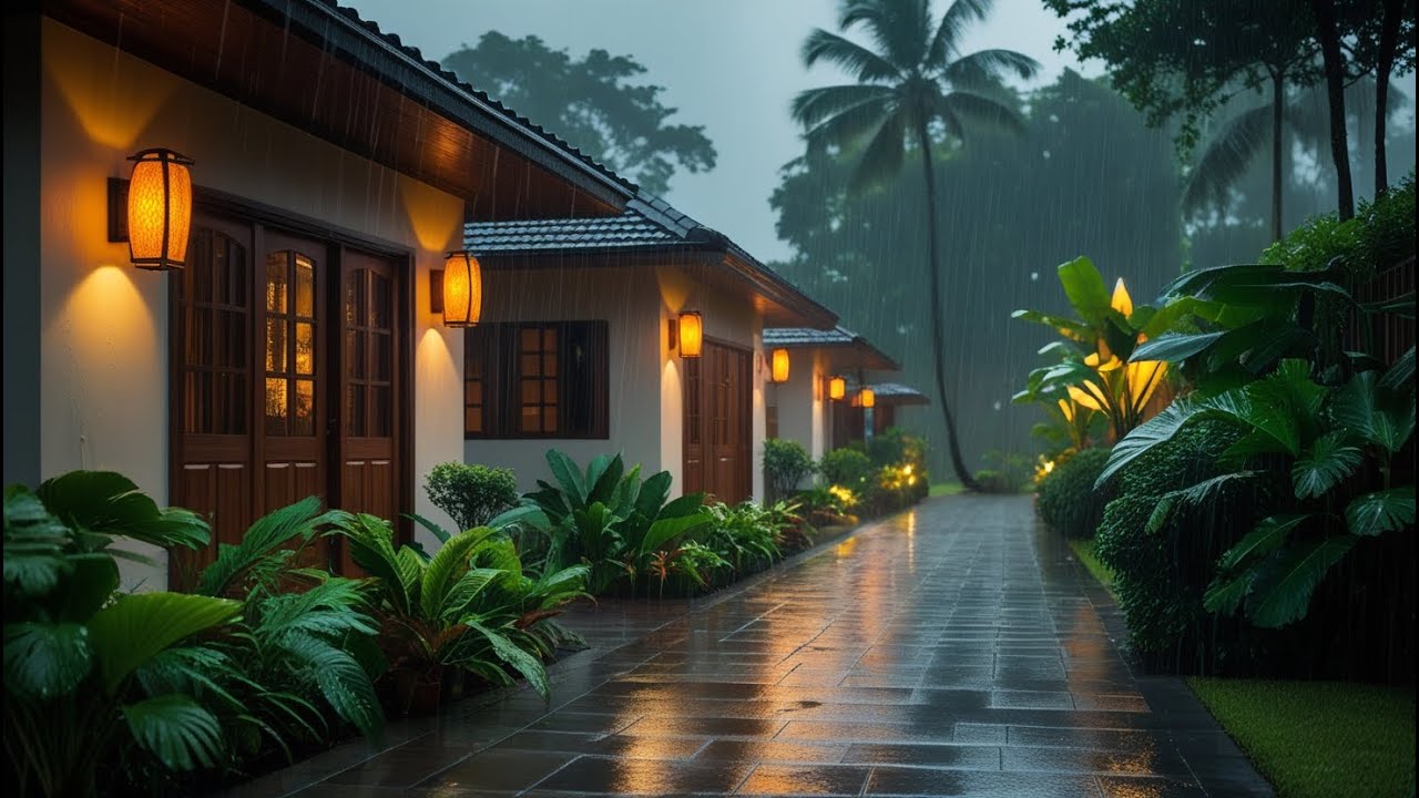 Cozy Rainy Evening – Soundscape for Sleep