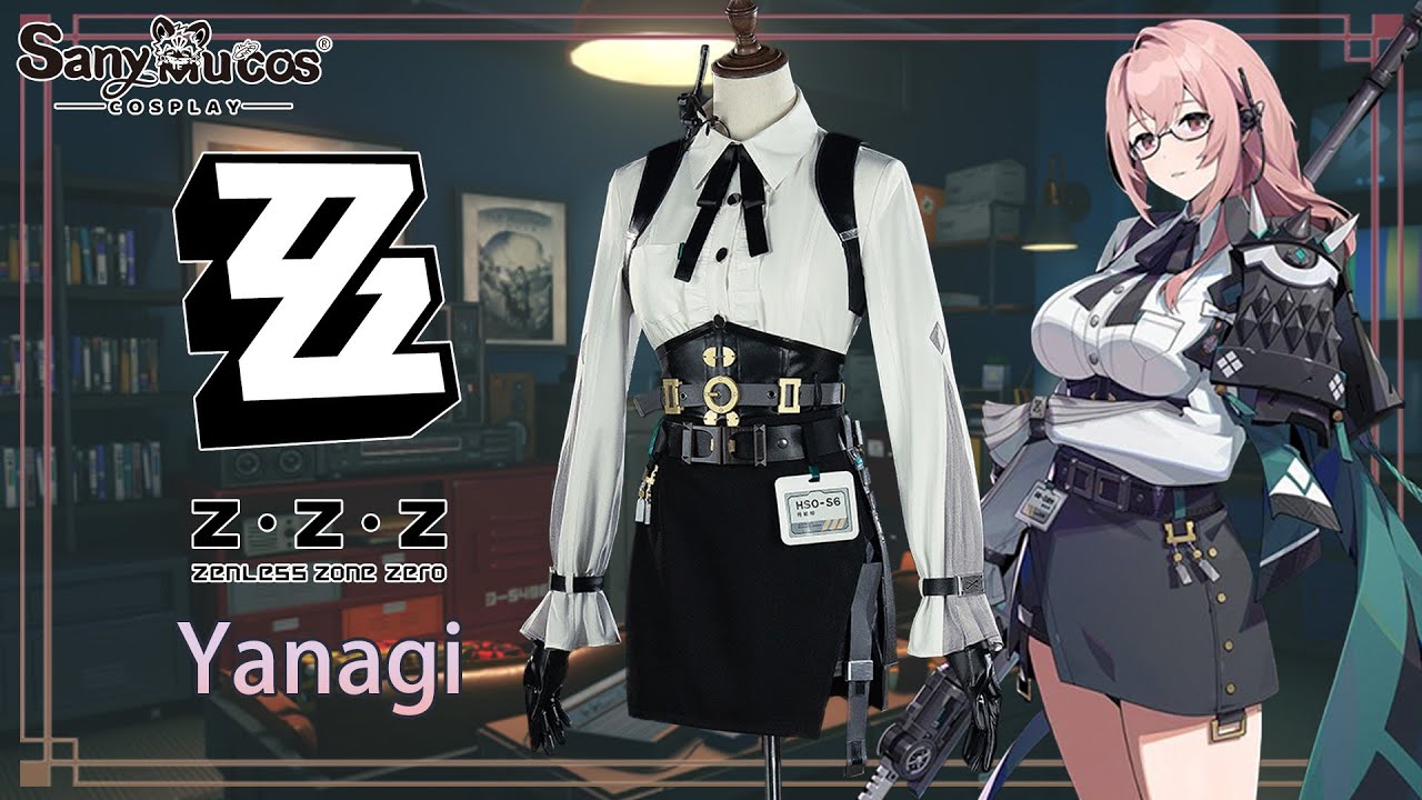 【SanyMuCos】Game Zenless Zone Zero Cosplay Tsukishiro Yanagi Cosplay Costume Premium Edition