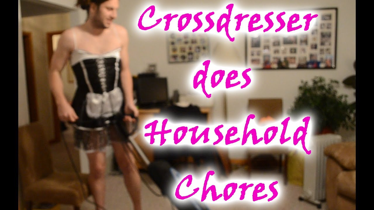 How to Force Your Boyfriend to Crossdress Step 14 Vacuum