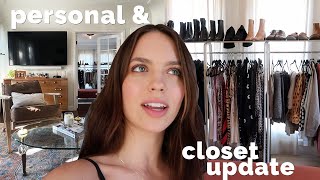getting personal &amp;&amp; closet/bedroom update!