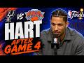 Josh Hart reacts to game 4 of NBA Finals
