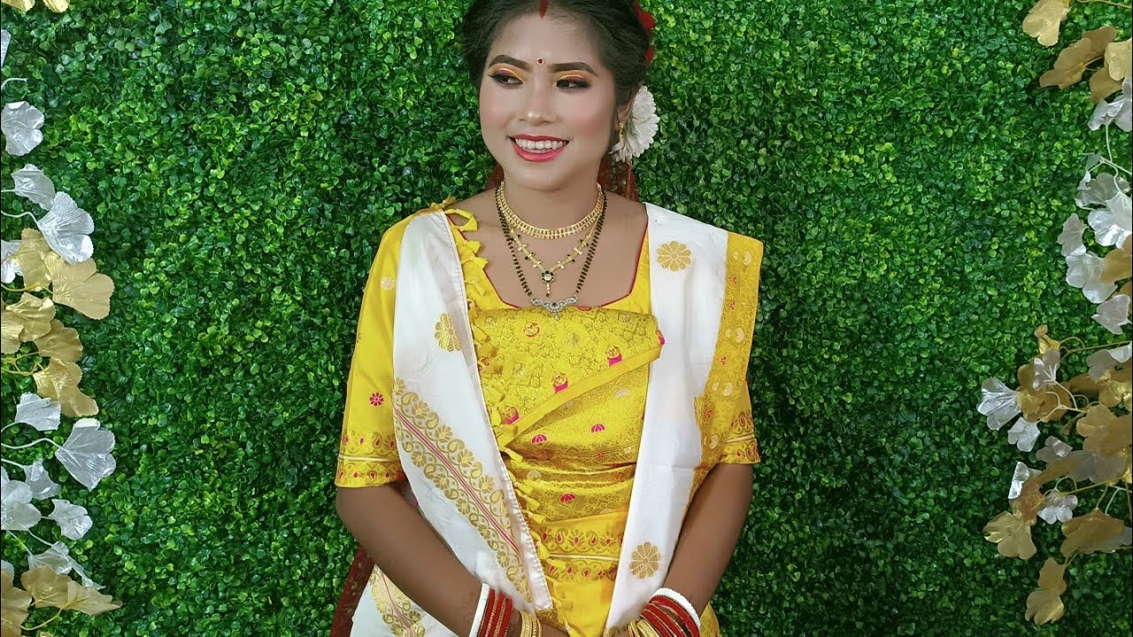 Hinjau Gwdan Jwng Selfie 🤳😁💕// Bridal Makeup Class 💄// Bodo Vlog// Parijat Boro